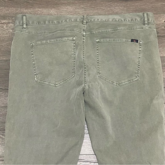 Faherty Pants Mens Comfort Twill 5-Pocket 2.0 Slim Straight Surplus Green Sz 40 - Picture 12 of 12